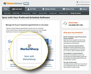 HomeAdvisor + MarketSharp Instant Booking
