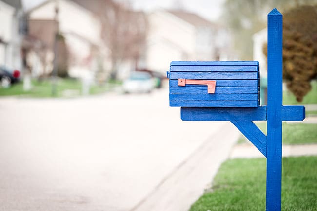 Blue Mailbox